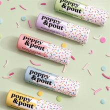 Load image into Gallery viewer, Lip Balm, Birthday Confetti Cake, Green