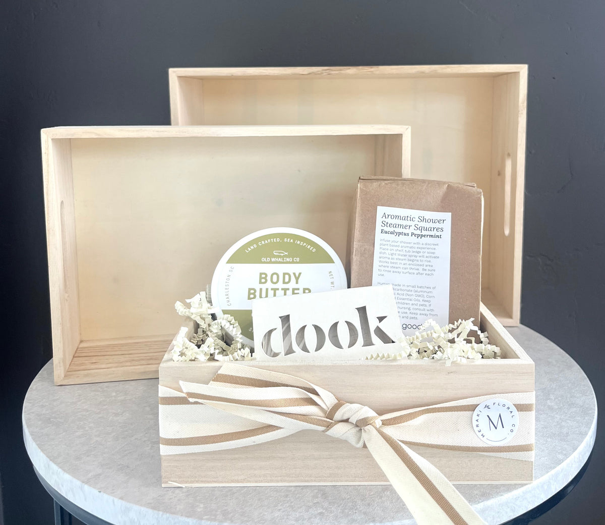 Wood Gift Box – Meraki Floral Co.