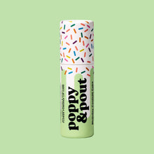 Load image into Gallery viewer, Lip Balm, Birthday Confetti Cake, Green