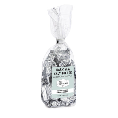 Seattle Chocolate - Dark Sea Salt Toffee Truffle Bag