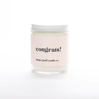 Ginger June Candle Co - Congrats!