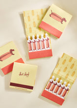 Load image into Gallery viewer, Hot Dog Printed 10 Stem Matchbook