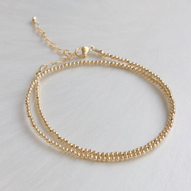 Katie Waltman - Gold Filled Double Wrap Bracelet
