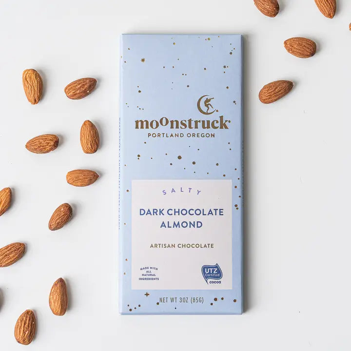 Salty Dark Chocolate Caramel Bar - Moonstruck Chocolate