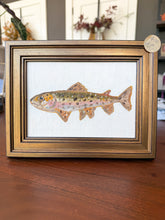 Load image into Gallery viewer, Utah Native Trout Painting - Original Artwork