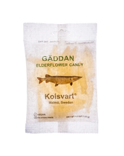 Load image into Gallery viewer, Elderflower Fish - Kolsvart Swedish Candy