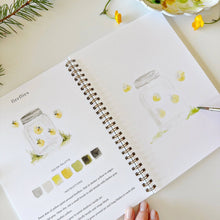 Load image into Gallery viewer, Camping watercolor workbook