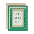 Thanks Framed Greeting Card