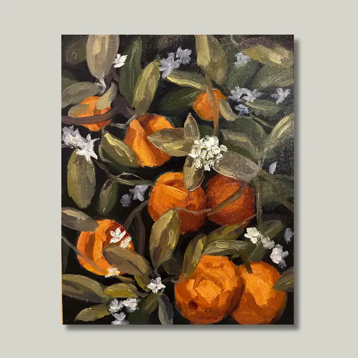 Orange Blossoms Art Print