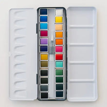 Load image into Gallery viewer, 24-color Watercolor Paint Palette