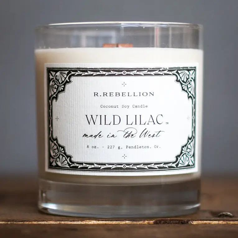 R. Rebellion Wild Lilac Candle 8oz