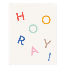 Load image into Gallery viewer, Hooray Letters Greeting Card