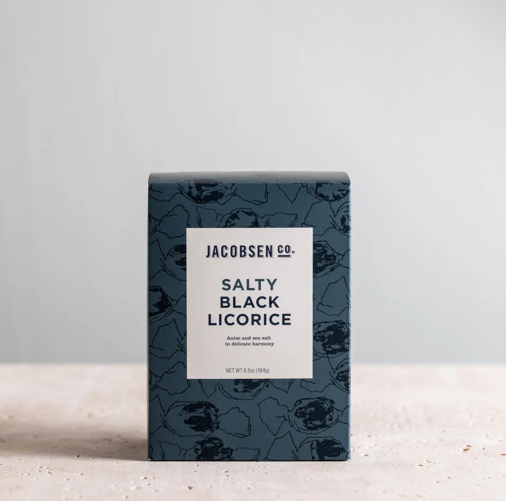 Salty Black Licorice - Pure Sea Salt Licorice Candy