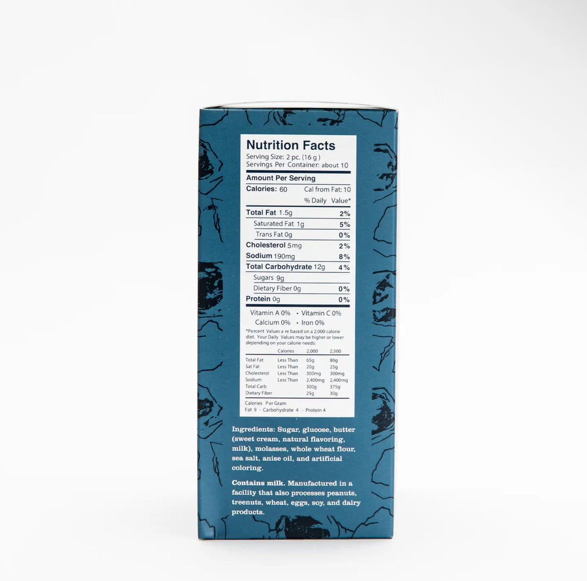 Salty Black Licorice - Pure Sea Salt Licorice Candy