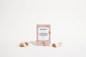 Salty Hazelnut Caramels - Pure Sea Salt Caramel Candy