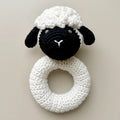 Sheep Ring Hand Crocheted Rattle