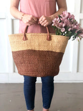 Load image into Gallery viewer, Kazi Tote: Rust Stripe