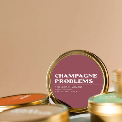 Champagne Problems Travel Tin Candle 4oz