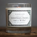 R. Rebellion Western Peony Candle 8oz