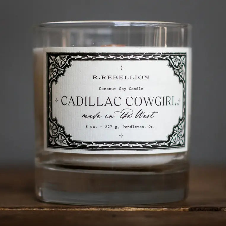 R. Rebellion Cadillac Cowgirl Candle 8oz