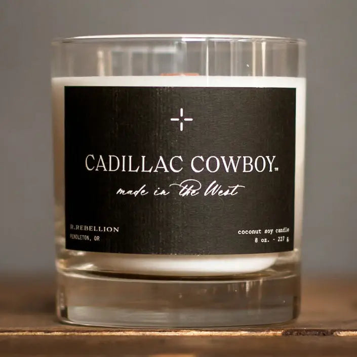 R. Rebellion Cadillac Cowboy Candle 8oz