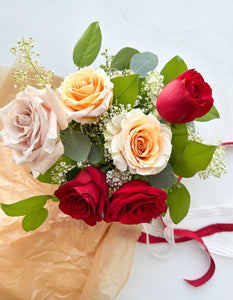 Valentine’s Day Roses in a Vase