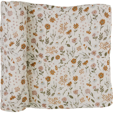 Mebie Baby - Meadow Muslin Swaddle Blanket