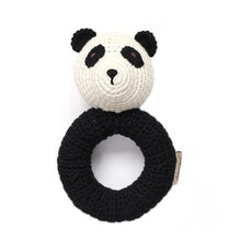 Load image into Gallery viewer, Cheengoo Baby Animal Hand Crocheted Rattle