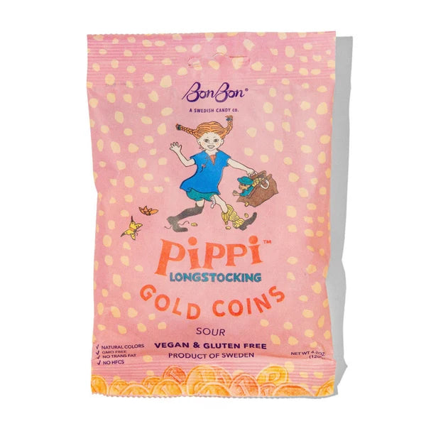 Sour Pippi Longstocking Coins - Bonbon Swedish Candy