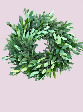 Pre-order Live Bay and Pine Wreath