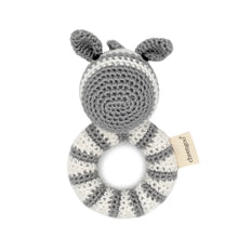 Load image into Gallery viewer, Cheengoo Baby Animal Hand Crocheted Rattle