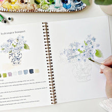 Load image into Gallery viewer, Bouquets Watercolor Workbook