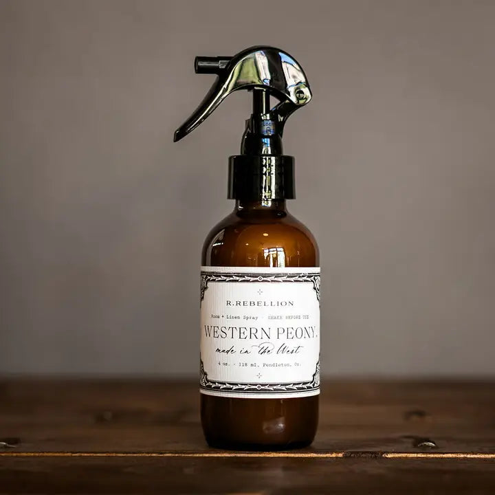 R. Rebellion Western Peony Room & Linen Spray 4oz