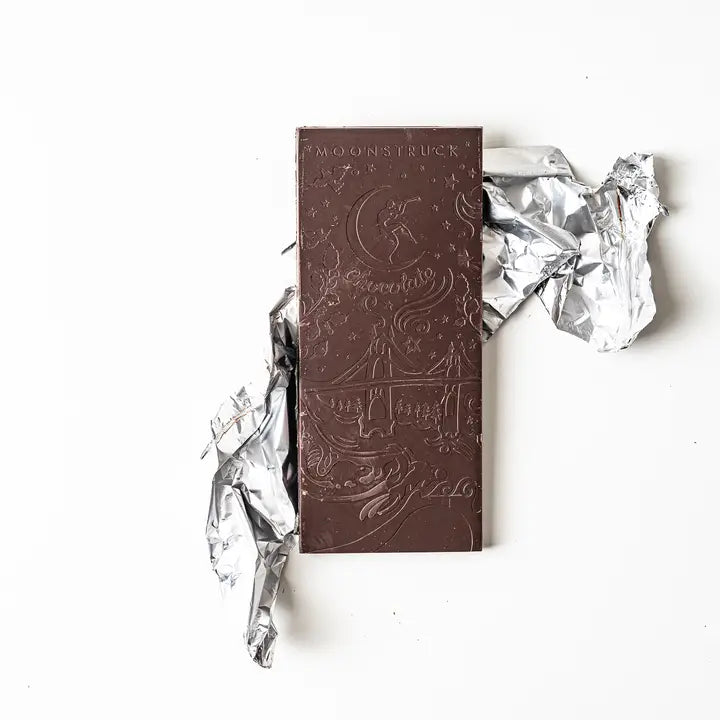 Salty Dark Chocolate Caramel Bar - Moonstruck Chocolate