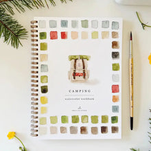 Load image into Gallery viewer, Camping Watercolor Workbook