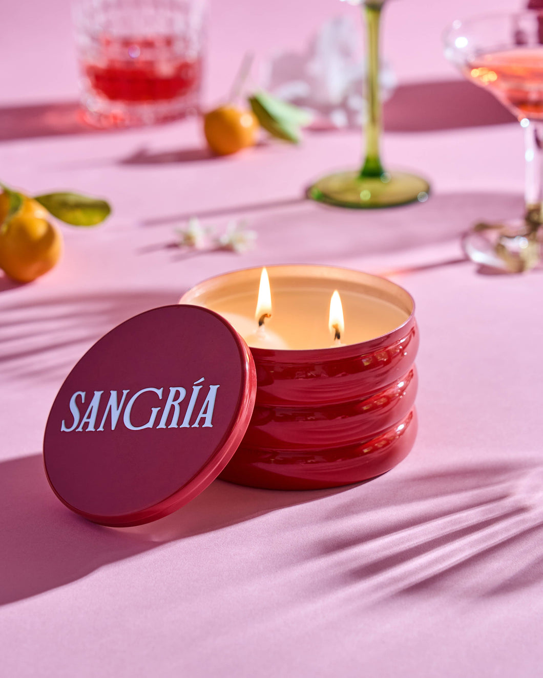 Rewined Sangria 13 oz Tin Candle