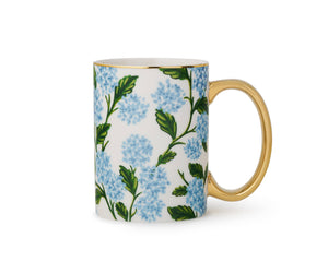 Hydrangea Porcelain Mug