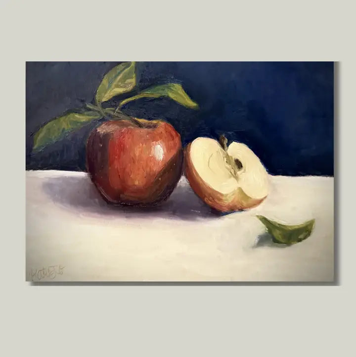 Fresh Picked Apple Art Print