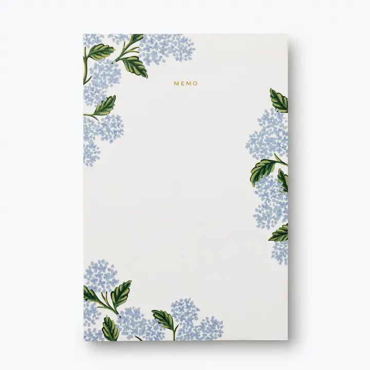 Rifle Paper Co. Hydrangea Memo Notepad