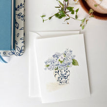 Load image into Gallery viewer, Hydrangea bouquet notecards