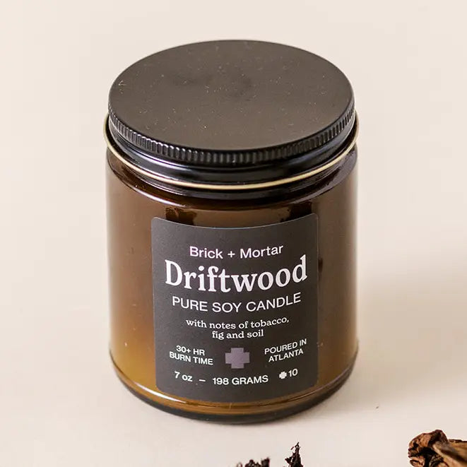 Brick + Mortar - Driftwood Scented Candle 7oz