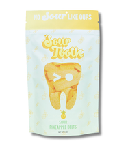 Load image into Gallery viewer, Sour Pineapple Belts - Sour Tooth