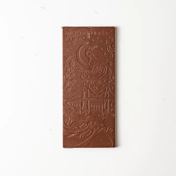 Crunchy Milk Chocolate Salted Toffee Bar - Moonstruck Chocolate
