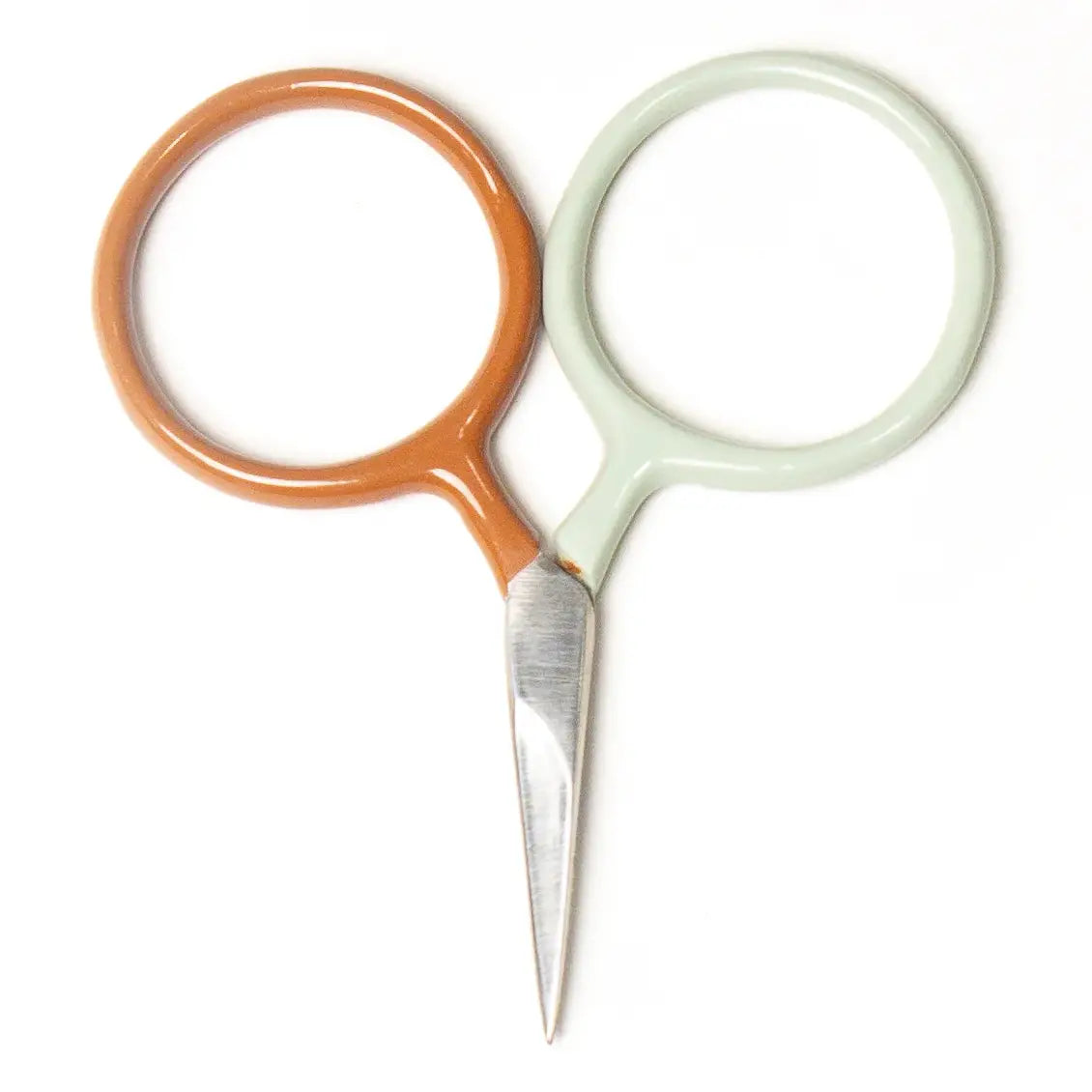 Two Tone Circle Mini Scissors