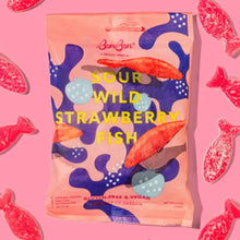 Load image into Gallery viewer, Sour Wild Strawberry Fish - Bonbon Swedish Candy