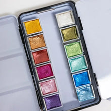 Load image into Gallery viewer, Mini Watercolor Paint Pallete