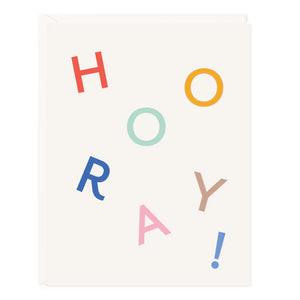 Ramona & Ruth - Hooray Letters Card