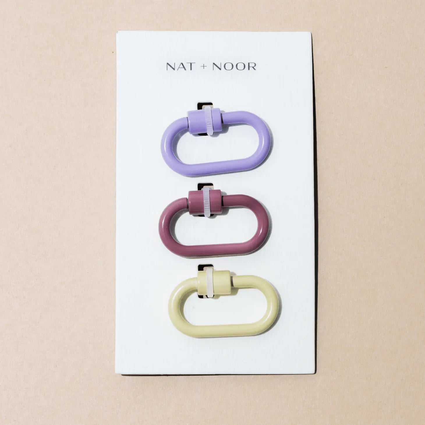 NAT + NOOR - Mini Lock Keychain Set – Meraki Floral Co.