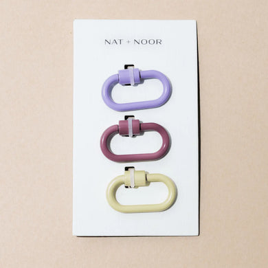 NAT + NOOR - Mini Lock Keychain Set