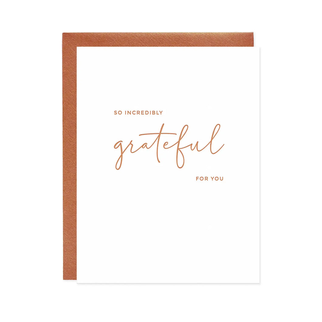 Missive - Grateful For You Greeting Card
